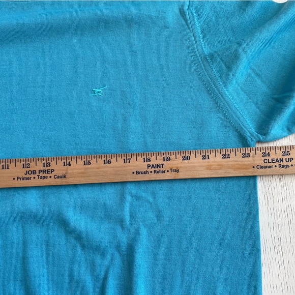 Men’s Sweater De Blasio (Turkey) Teal Size Large - Picture 6 of 8